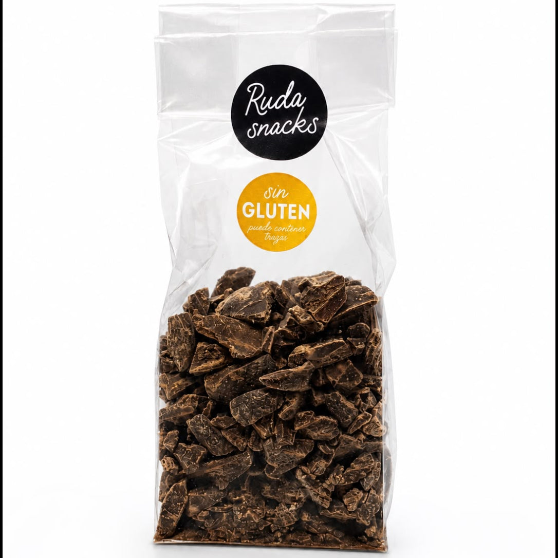 Chocolate picado Belcolade 55% cacao.